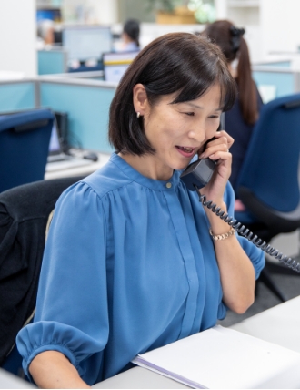 誰かの人生にやさしく<br>寄り添える仕事